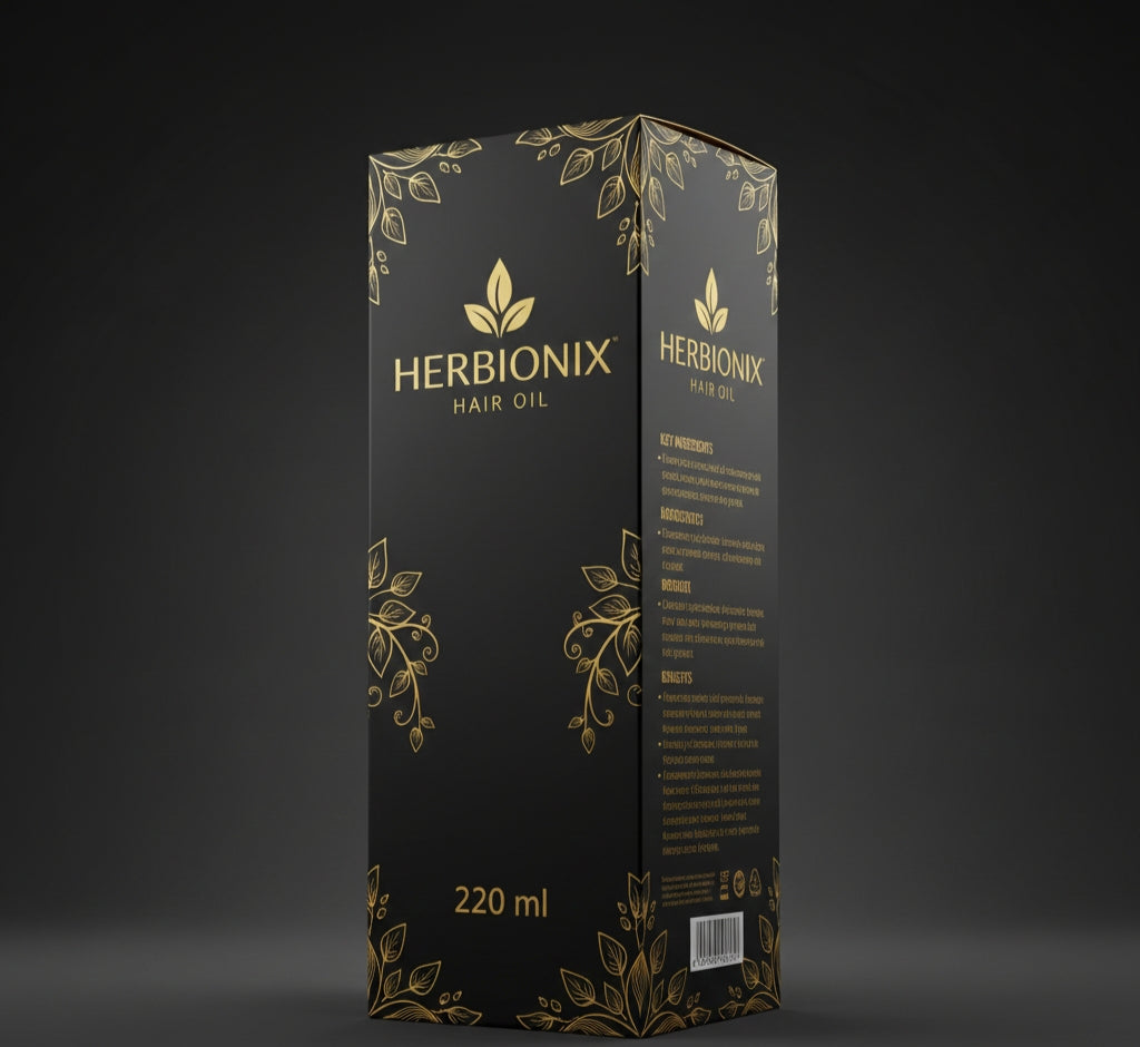 Herbionix Organic Hair Growth Oil – Deep Nourishment with 24 Herbs