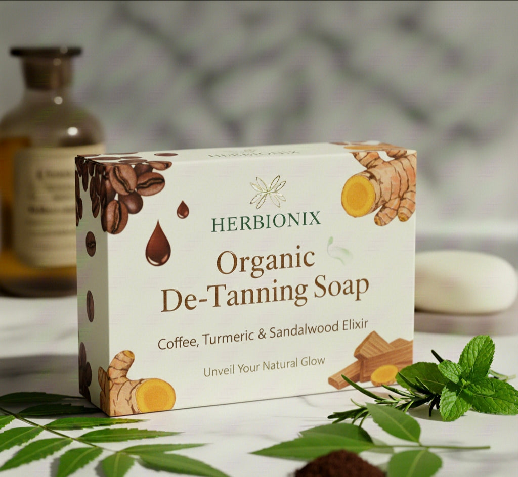 Herbionix Anti-Tan Soap | Herbal De-Tanning & Skin Brightening