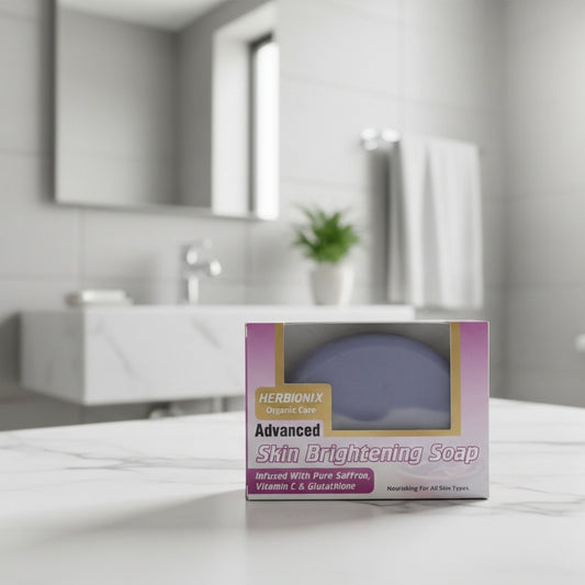 Herbionix Natural Whitening Soap – Glowing, Smooth, & Radiant Skin