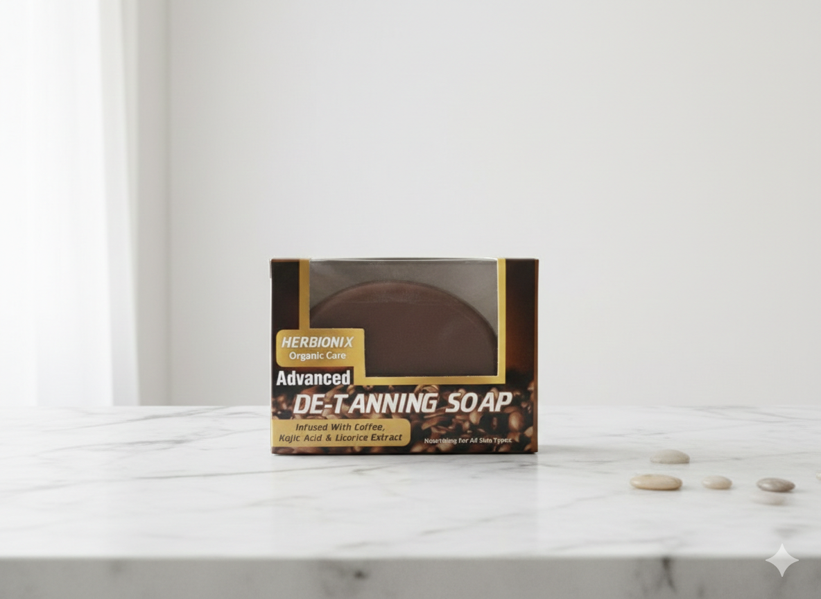 Herbionix Anti-Tan Soap | Herbal De-Tanning & Skin Brightening
